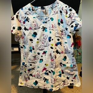 Disney 101 Dalmatian’s Medium Scrub Top